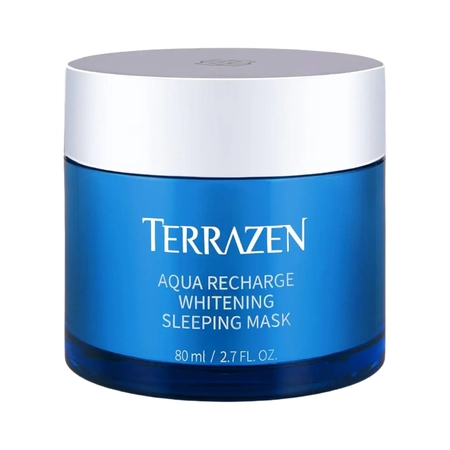 Нічна маска для обличчя з відбілювальним ефектом Terrazen Aqua Recharge Whitening Sleeping Mask, 80 мл