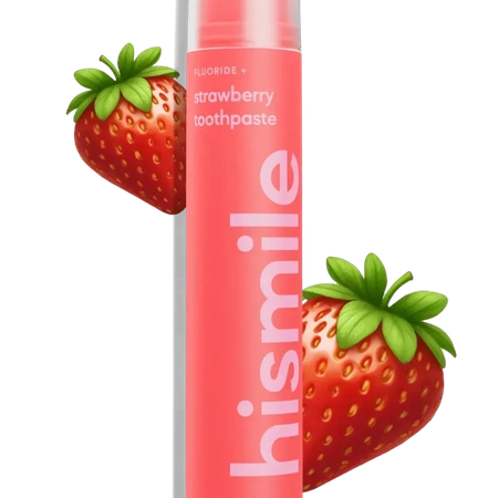 Зубна паста зі смаком полуниці Hismile Strawberry Toothpaste, 60 мл