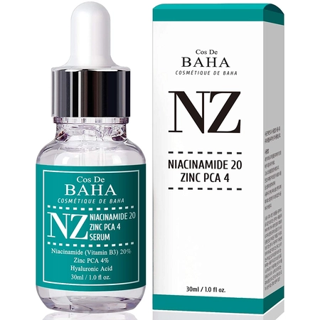 Сироватка з ніацинамідом для обличчя Cos De Baha Niacinamide 20% + Zinc 4% Serum, 30 мл