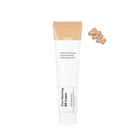 BB-крем для чутливої шкіри з екстрактом центелли №15 Purito Cica Clearing BB Cream Rose Ivory, 30 мл